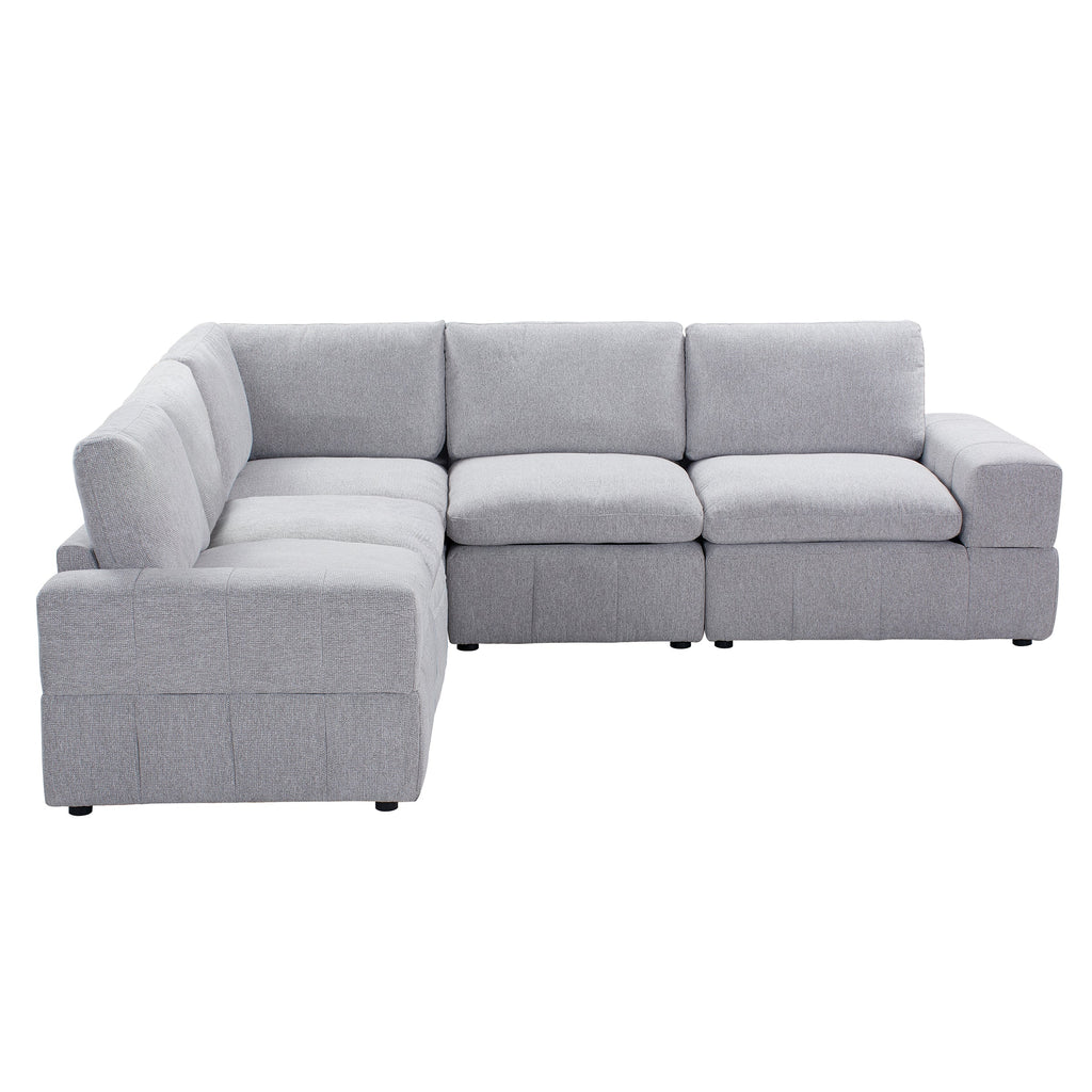 Momento 5-Piece Modular Corner Sofa