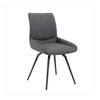Nona Swivel Leatherette Dining Chair – Commercial-Grade Comfort