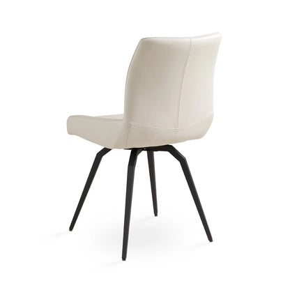 Nona Swivel Leatherette Dining Chair – Commercial-Grade Comfort