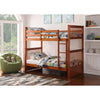 Oak Wooden bunk bed 