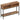 Ojas Narrow Console Table – Rustic Mango Wood & Black Metal Frame