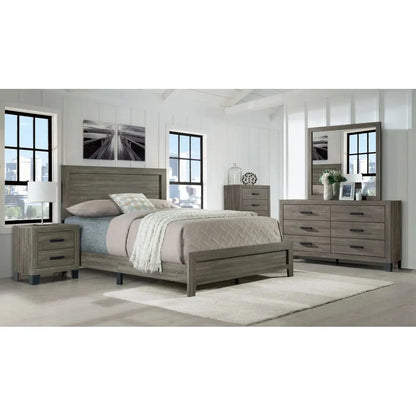 Olivia Grey 5 Piece Bedroom Set