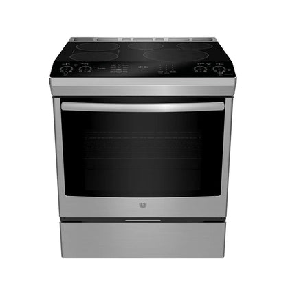 GE Profile 30" Slide-In Induction Range – Air Fry – No Preheat – Stainless Steel – PCHS920YMFS