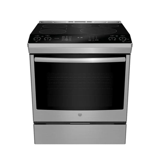 GE Profile 30" Slide-In Induction Range – Air Fry – No Preheat – Stainless Steel – PCHS920YMFS