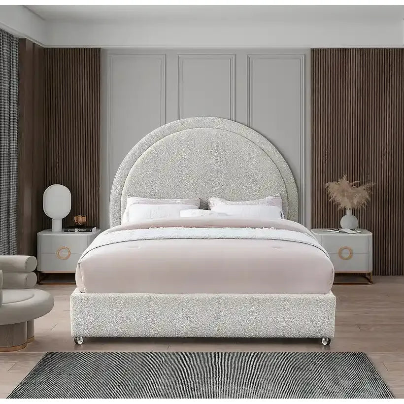 Queen Bed with Padded Headboard