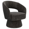 Santo Oversized Swivel Accent Chair with Textured  Upholstery