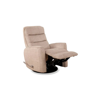Pearl Color Recliner Chair with Rocking and Glider