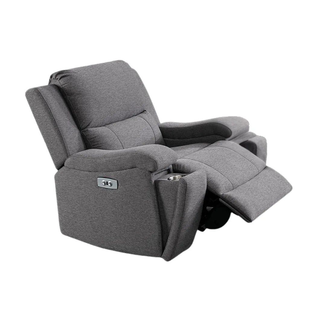 Gray recliner chair 