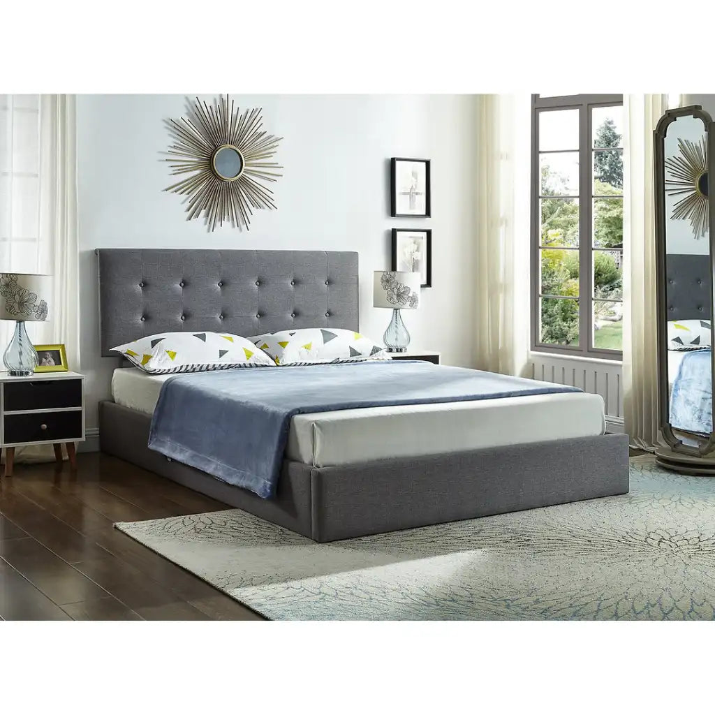 Queen Storage Bed with Hydraulic Lift 