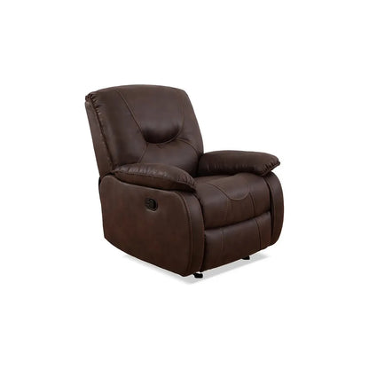 Brown leather recliner chair at affordable price