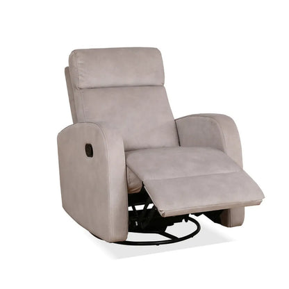 Swivel Recliner Chair with Pull Handle