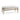 Salina Grey Linen Living Room Bench – Upholstered Seat with Wood Legs