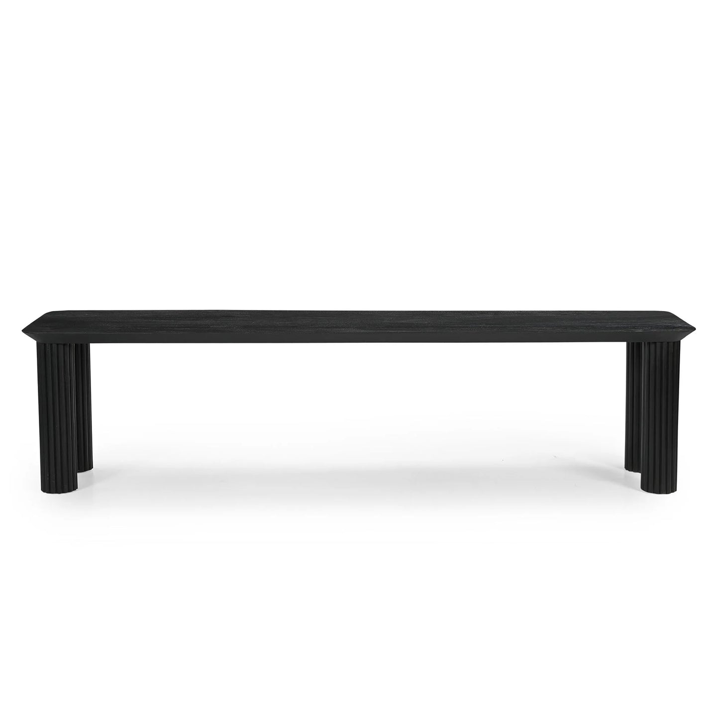 Sangra 71 Wood Dining Bench – Solid Mango with Natural Finish
