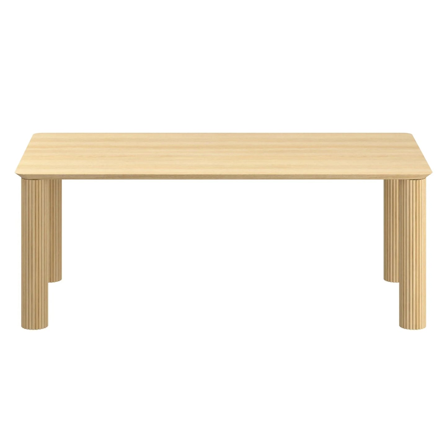 Sangra 79 Solid Wood Dining Table with Natural Finish