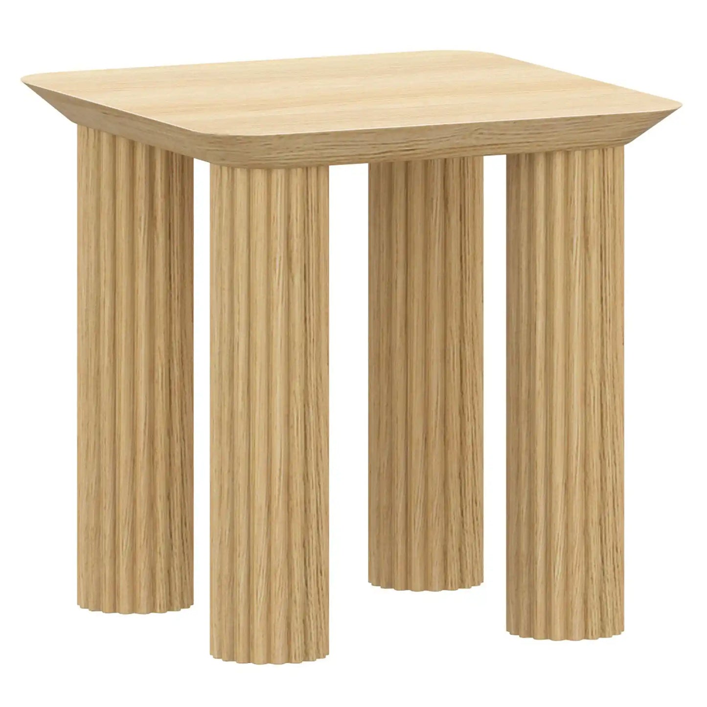 Sangra Black Mango Wood Side Table – Modern Accent for Living Spaces