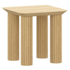 Sangra Black Mango Wood Side Table – Modern Accent for Living Spaces