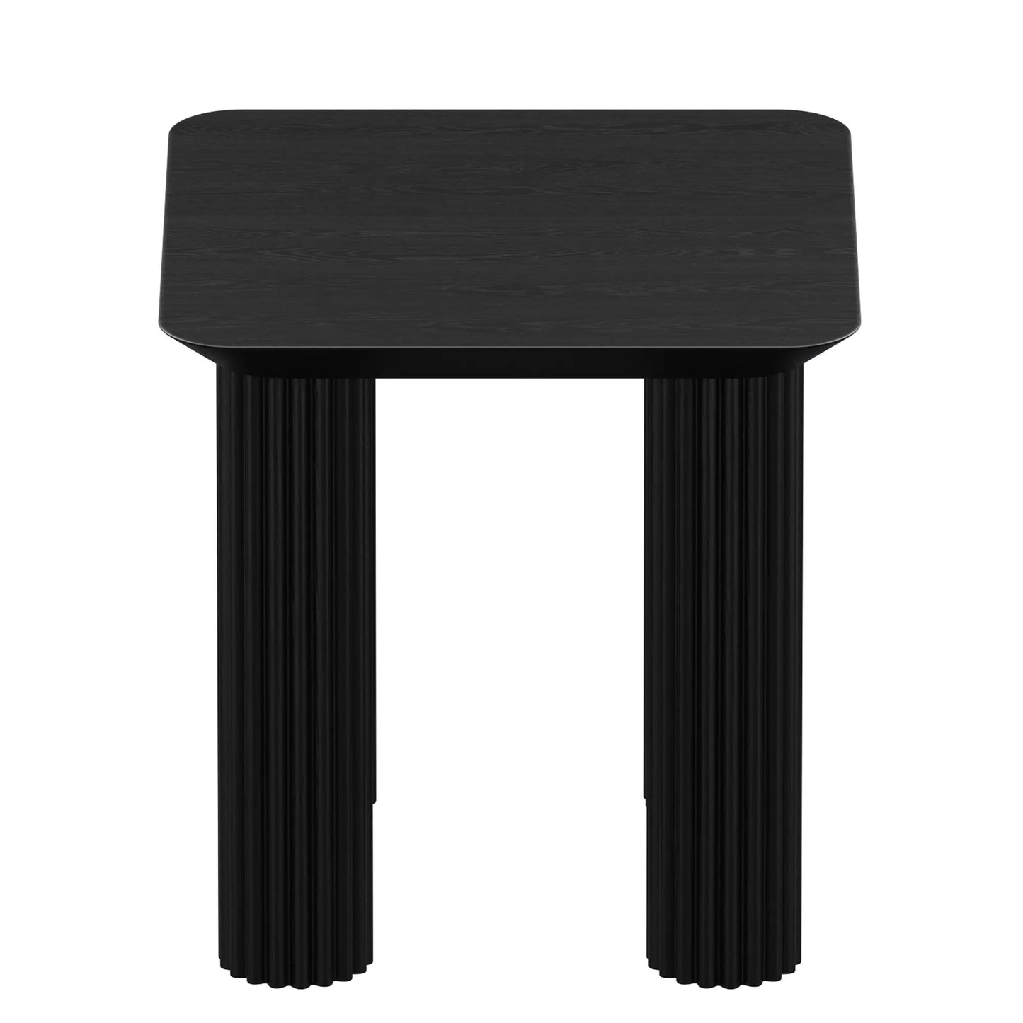Sangra Black Mango Wood Side Table – Modern Accent for Living Spaces