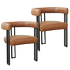 Scarlet Boucle Dining Chairs – Contemporary Side Chairs - Set of 2