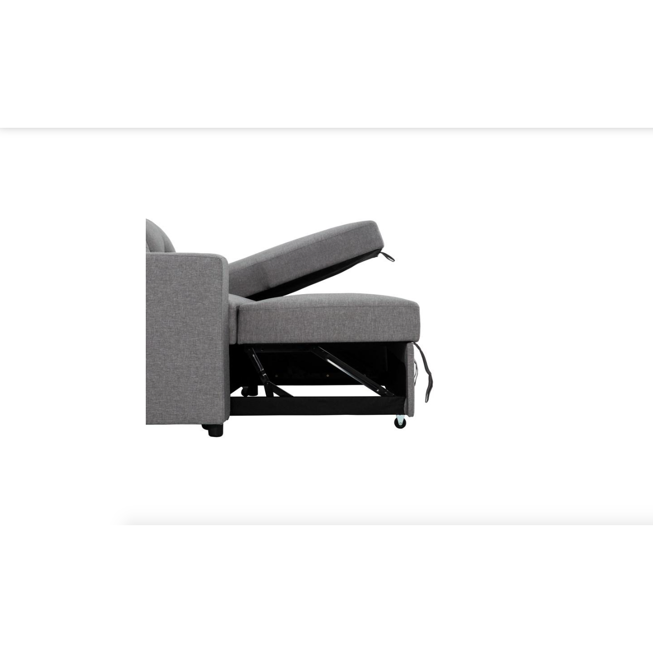 Mobilier modulaire convertible Mason en tissu (Sectionnel-lit réversible Mason - Canvas Smoke - PR-MASON.SMOKE)