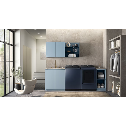Samsung 7100 Top Load Washer Dryer Combo – Large Capacity with Pet Care  Solution , Navy