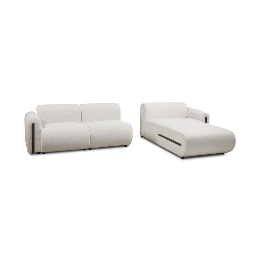 Modern Linen Sectional Sofa