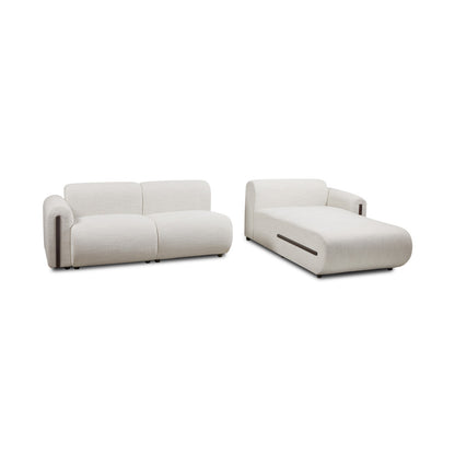 Modern Linen Sectional Sofa