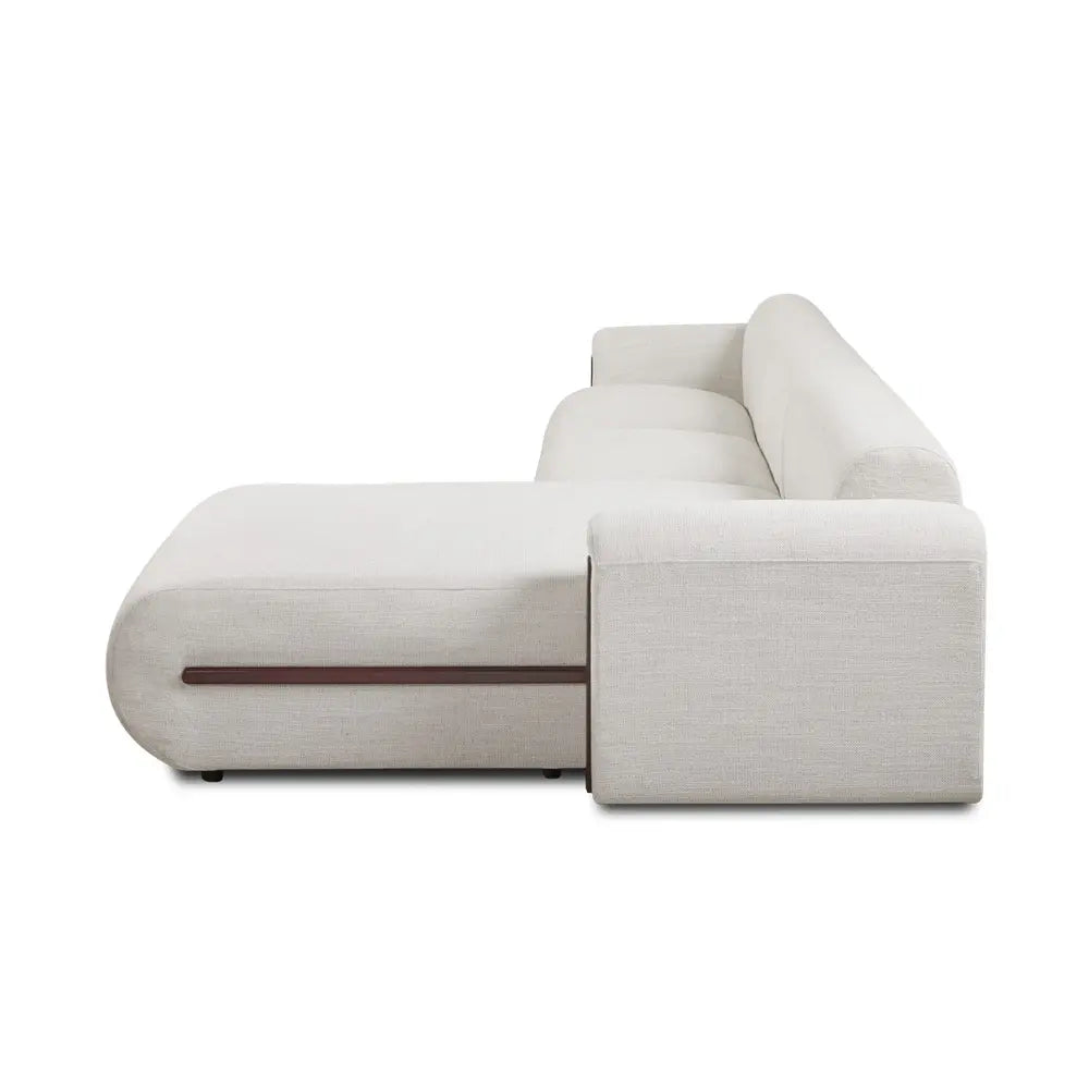Brenton Modern Sectional Linen Sofa 