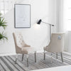 Set Of Two beige chairs 