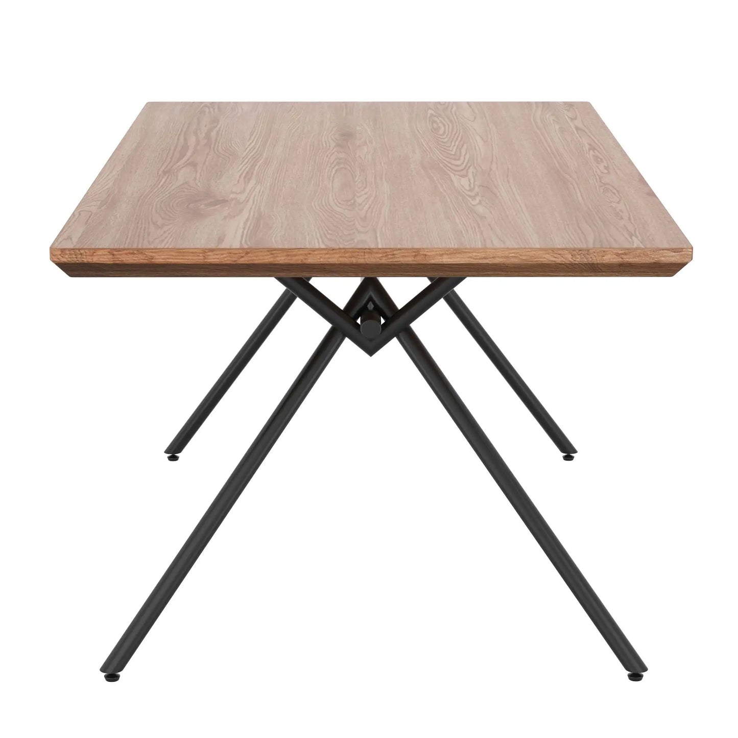 Bronx 63 Rectangular Modern Wood Dining Table –  Natural Finish