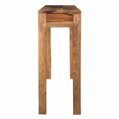 Idris Solid Wood Console Table – Eco-Friendly Sheesham with Drawer