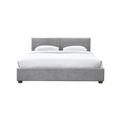 Emilio 78″ Grey King Storage Bed – No Box Spring Needed