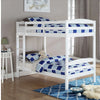 White single bunk bed 