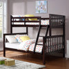 Espresso Wooden bunk bed 