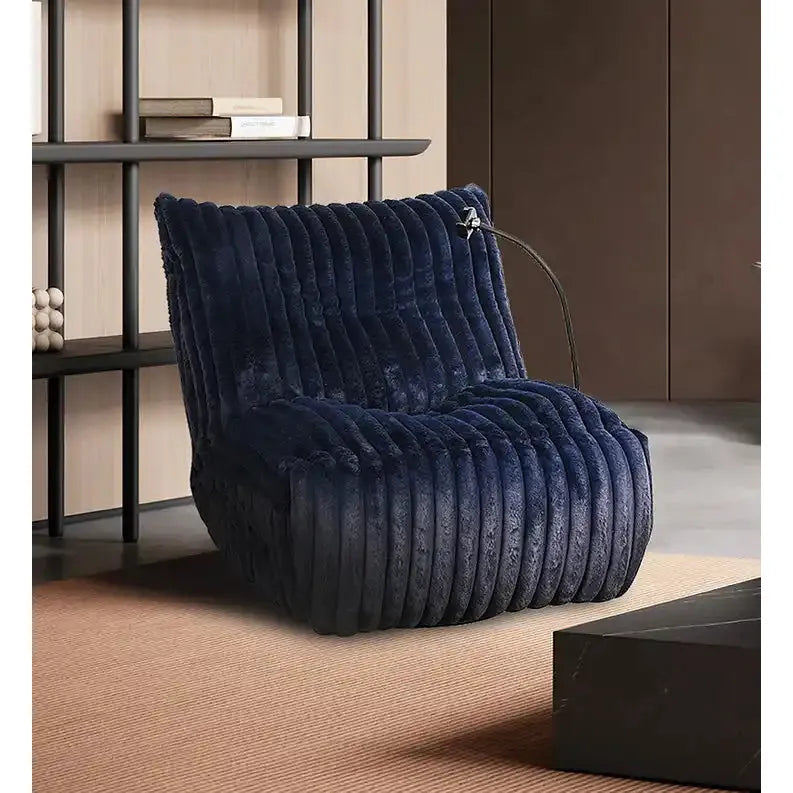 Navy blue Recliner Chair with Phone Holder