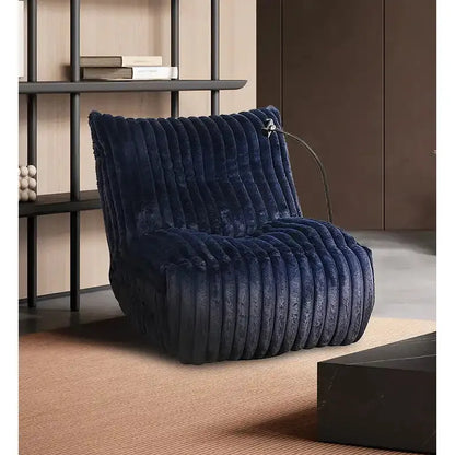 Navy blue Recliner Chair with Phone Holder