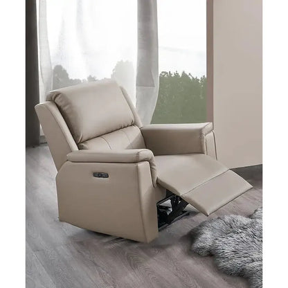 Stone color recliner chair
