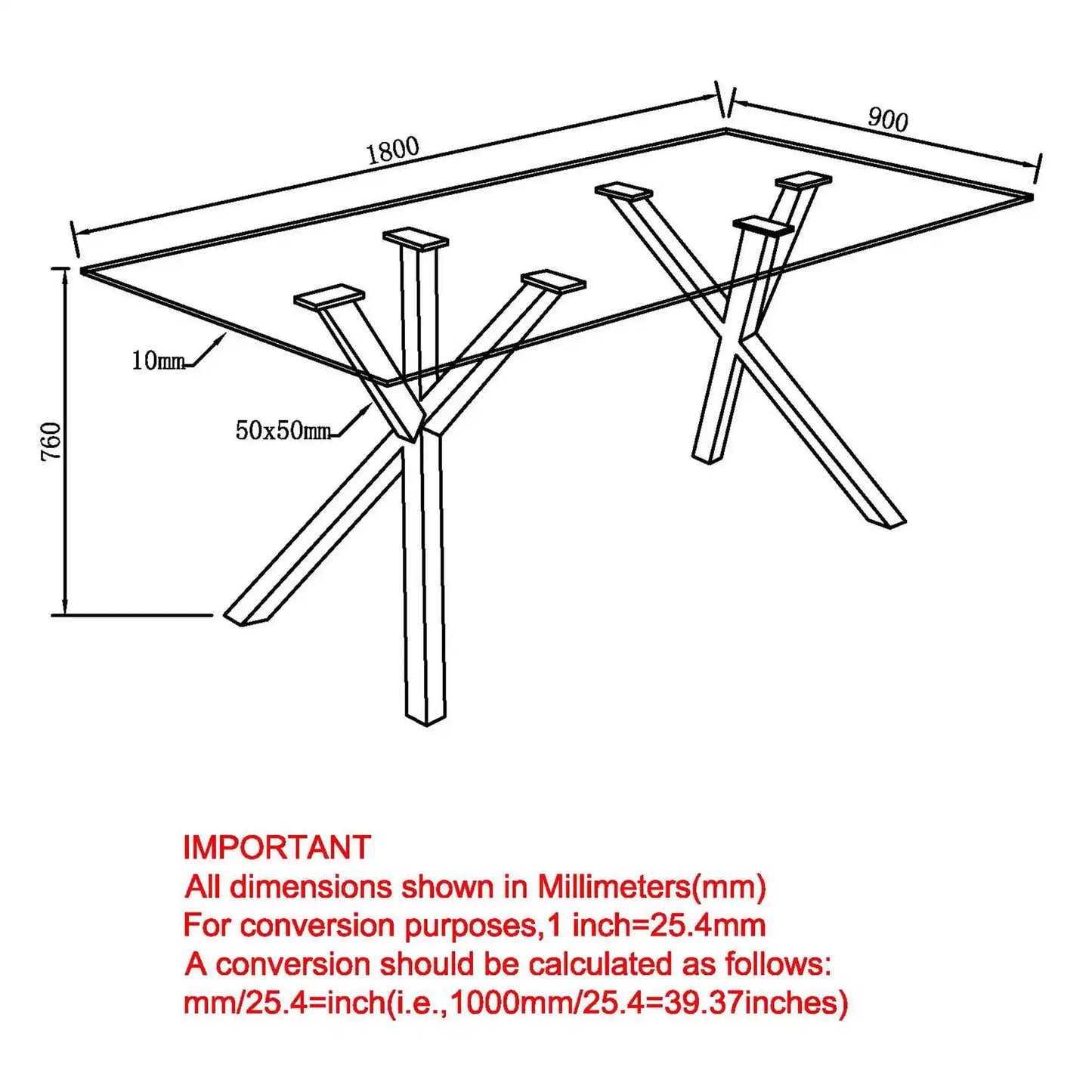 Stark/Koda 7pc Glass Dining Table Set With Walnut Table