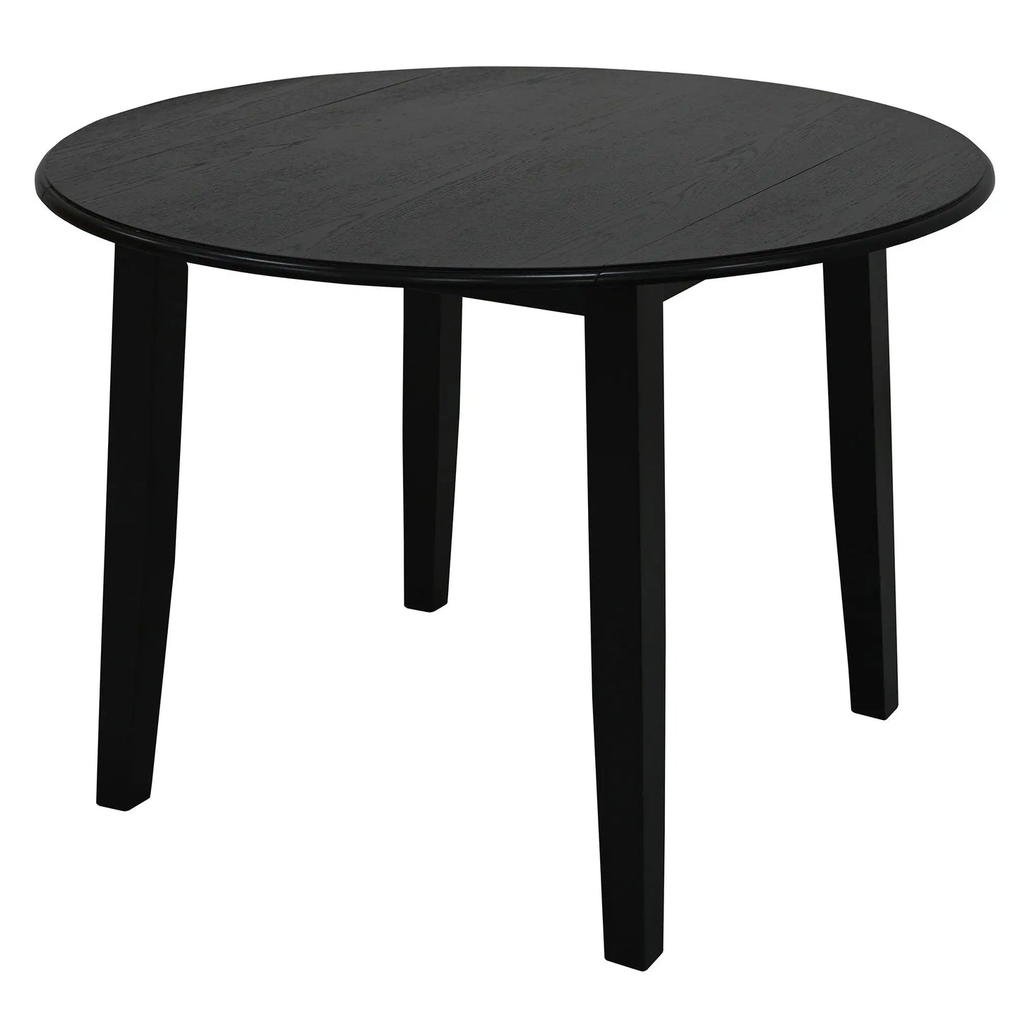 Conrad/Brixx 5pc Small Dining Table Set with Drop-Leaf Round Table