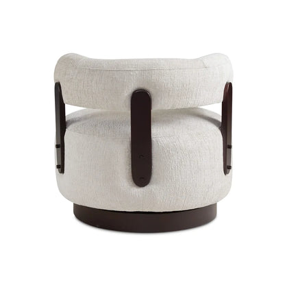 Backrest Of Taupe Accent Chair 