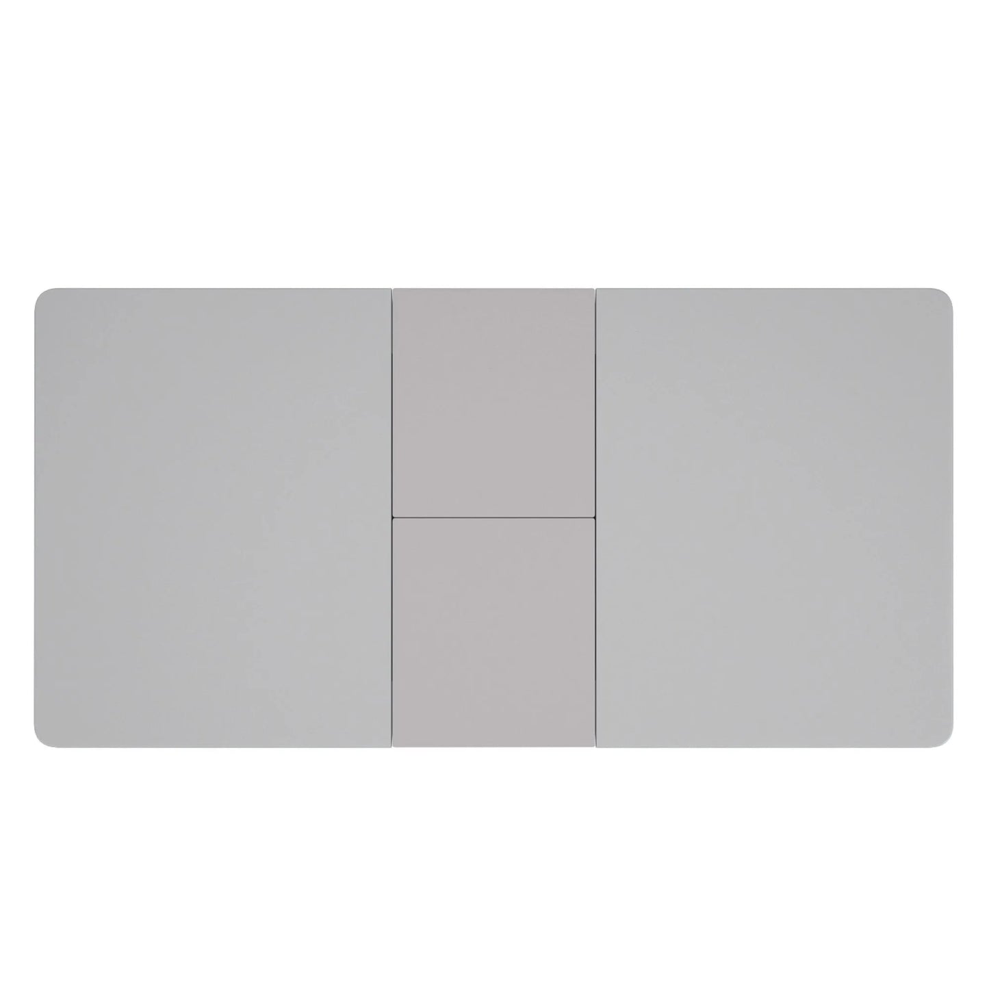 Extendable Dining Table – Corvus Grey Glass Modern Pedestal Table