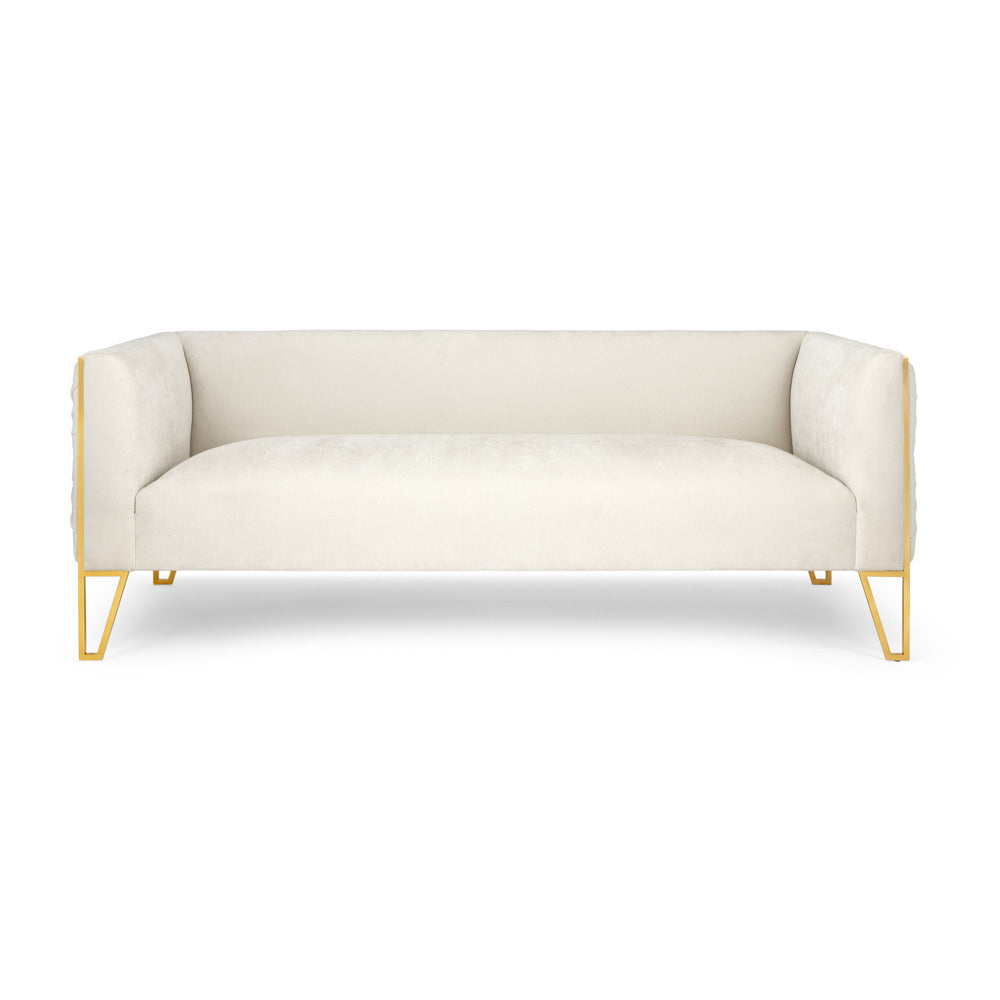 Truro Modern Fabric Sofa in Vanilla color. You can buy this sofa from Montreal or Québec City