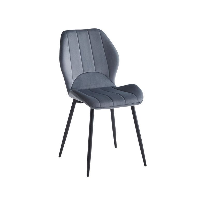 Dark Gray upholstered dining chair for dining room