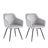 Set of 2 Velvet Dining Chair