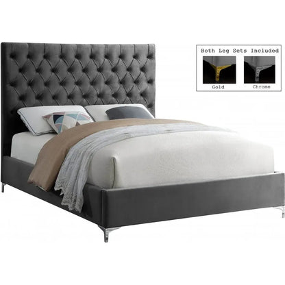 Velvet Queen Bed Leg color variants