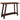 Volsa Solid Wood Console Table – 2-Tier Narrow Table for Entryways