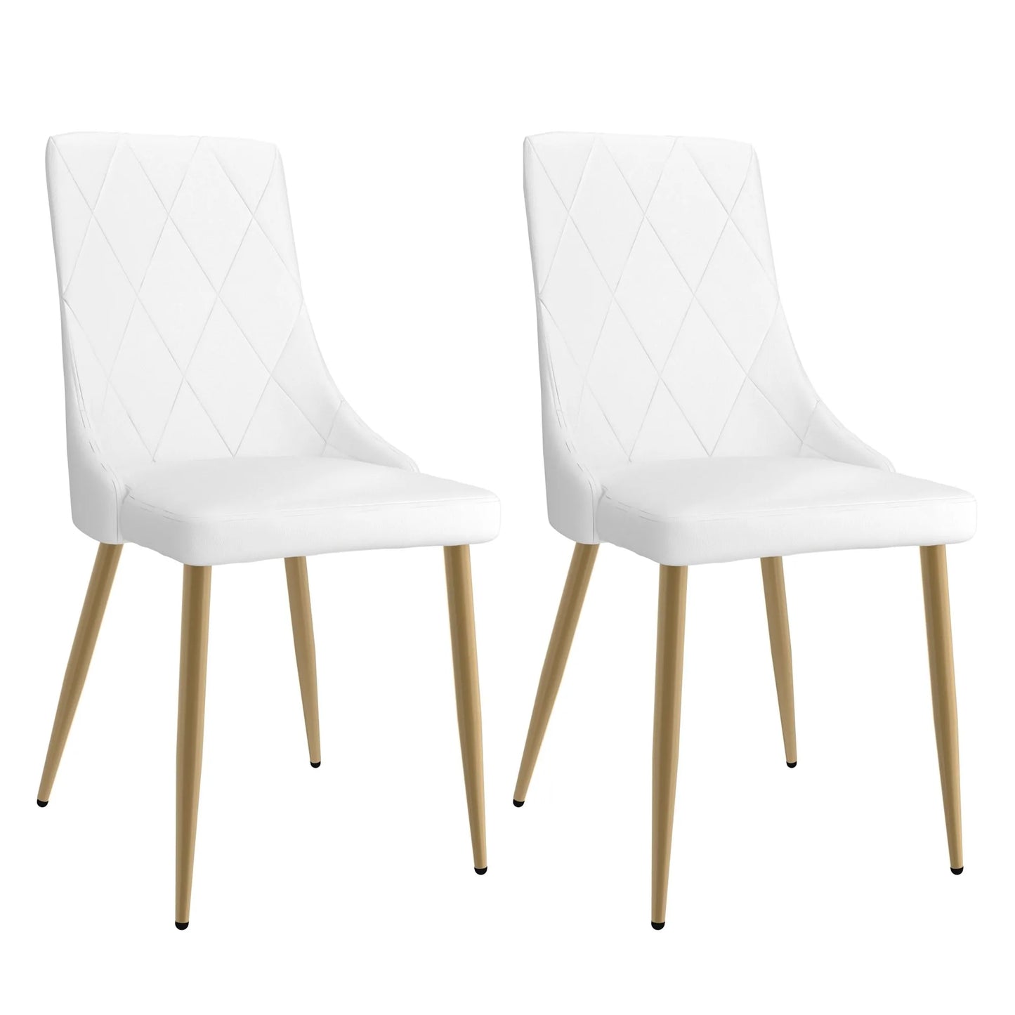 Antoine Modern Faux Leather Dining Chairs Set of 2