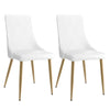 Antoine Modern Faux Leather Dining Chairs Set of 2