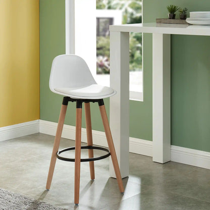 Diablo 26 Modern Wood Counter Stools Set of 2