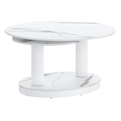 Elara Extendable Coffee Table With Modern Sintered Stone