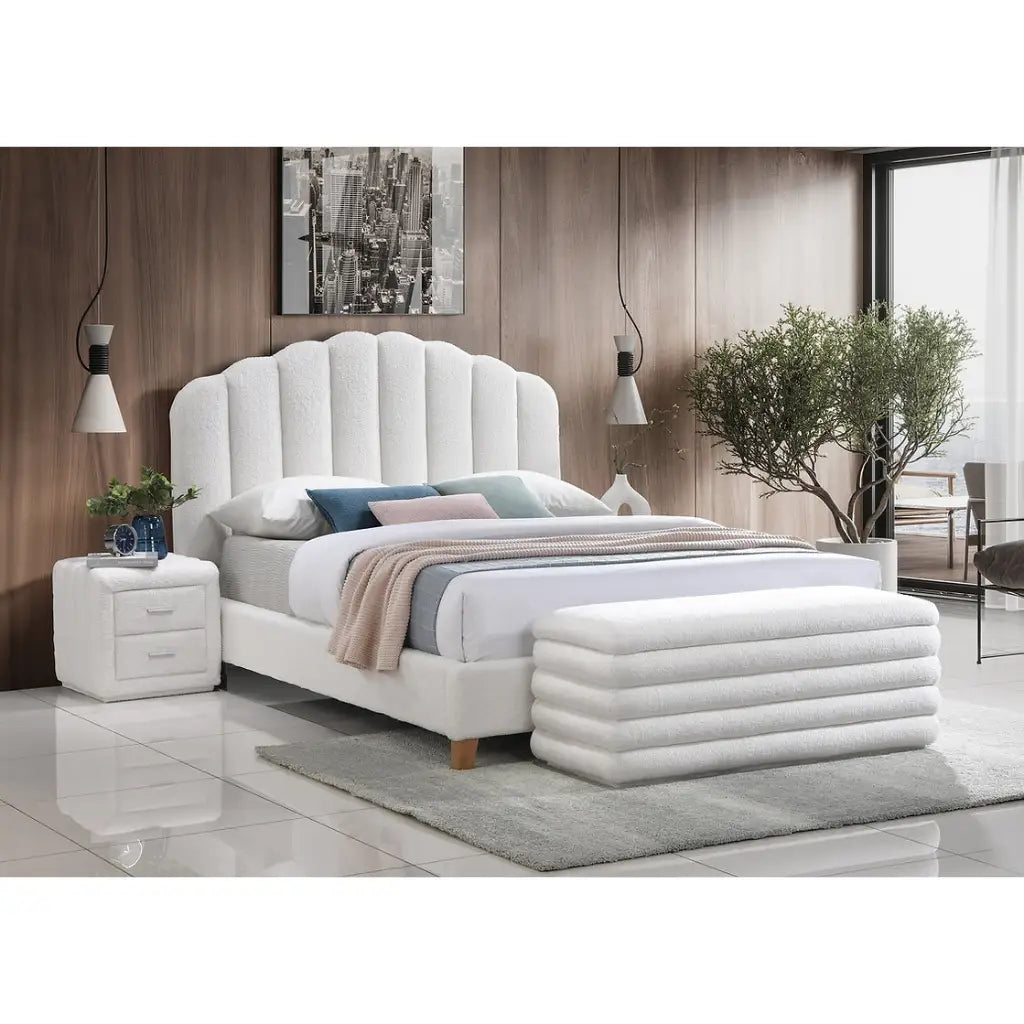 Double Platform Bed with Storage